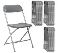 Sillas plegables, portátiles y apilables para uso comercial, ideal para oficina, hogar y eventos al aire libre con alta capacidad de peso