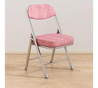 Sillas plegables retro con asientos acolchados, respaldo de tapicería de pana, carga máxima de 200 kg, asientos comerciales, sillas de comedor para el hogar, diseño elegante y cómodo