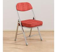 Sillas plegables retro con asientos acolchados, respaldo tapizado de pana, carga máxima de 200 kg, uso comercial, elegantes sillas de comedor para eventos en casa y oficina