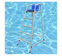Sillas portátiles para socorristas: Estructura metálica Ajustable de 1,2 a 1,8 Metros, Asiento cómodo de ABS, Capacidad de 300 kg, Plataforma de 2 a 4 escalones, Equipo de Seguridad Esencial