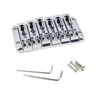 Sillas separadas de aleación de zinc con puente fijo de 6 cuerdas para guitarra, mayor durabilidad, sillín separado para guitarra
