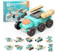 Sillbird Robot Solar de Juguete para Niños 10 en 1 de 6-12 Años,Kit de Robótica Infantil,Juegos de Construcción,Kit de Ciencia Educativo Stem,Idea de Regalo con Diseño Verde Menta para Niños y Niñas