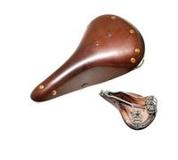 Sillin Bicicleta Carretera Sillín de Bicicleta Vintage Piel Vaca Pura, Asiento Deportivo Hecho a Mano, Varios Estilos Disponibles(G98-BT Brown)