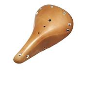 Sillin Bicicleta Carretera Sillín de Bicicleta Vintage Piel Vaca Pura, Asiento Deportivo Hecho a Mano, Varios Estilos Disponibles(G98-C Orange)