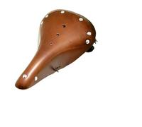 Sillin Bicicleta Carretera Sillín de Bicicleta Vintage Piel Vaca Pura, Asiento Deportivo Hecho a Mano, Varios Estilos Disponibles(G98-C Brown)