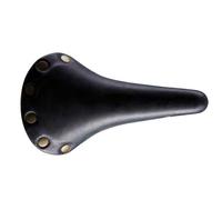 Sillín de bici retro impresión de cuero negro ( Negro )