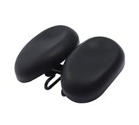 Sillín de bicicleta ajustable Dual Pad, Asiento Bici más ancho, suave, cómodo, transpirable, amortiguador, negro, nuevo