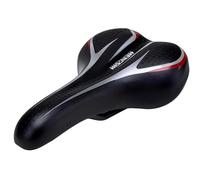 Sillín de bicicleta ancho 25 x 19 cm, muelles ideal para bicicletas urbanas/BTT