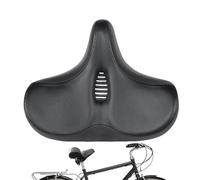 Sillín de bicicleta, asiento ancho que absorbe los golpes para mayor comodidad, cojín impermeable, accesorios de ciclismo para hombres y mujeres, ideal para equitación, turismo, montaña y camping