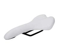 Sillín de Bicicleta, Asiento de Bicicleta de montaña Suave y Transpirable para Amantes del Ciclismo(Blanco)