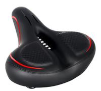 Sillín de bicicleta, bolsa de sillín, bicicleta, cojín de asiento esférico engrosado