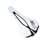Sillín de bicicleta de carretera, asientos de bicicleta cómodos para hombre, reflectante, impermeable, acolchado, ergonómico, absorbe los golpes, transpirable, repuesto para Road Cruiser Trail
