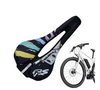 Sillín de bicicleta de montaña, cómodo asiento de bicicleta | Asientos de bicicleta de montaña para hombre,Reflectante Ergonómico Ergonómico Templados de cojín transpirable para carretera para grava