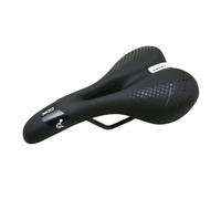 Sillín de bicicleta de montaña y trekking ergonómico para hombre, color negro
