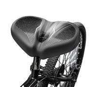 Sillín de bicicleta genérico, sillín de bicicleta de carretera ventilado, cojín cómodo a prueba de golpes antideslizante para mujeres, ciclismo de carretera, paseo