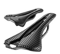 Sillín De Bicicleta Impreso En 3D, Fibra De Carbono De 120 G, Ultraligero For Bicicletas De Montaña Y Carretera(Carbon Rail EVA)