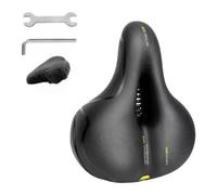 Sillín de Bicicleta para Look Cycle 586 Carbon 2006-2012, con Almohadilla Suave y Amortiguadora, Asiento Transpirable y Espacioso, con Funda para La Lluvia,Yellow