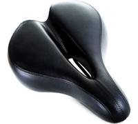sillín de bicicleta para mujer, gran comodidad, con acolchado suave, para bicicletas de carretera, Touring, bicicleta de montaña y marcha fija, blanco