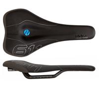 Sillín De Bicicleta SQlab 611 Ergowave 150mm Ancho Rieles De Carbón Negro