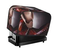 Sillín de caballo con sombrero de vaquero con funda protectora para electrodomésticos de cocina, adecuado para tostadoras y utensilios de pollo para asar