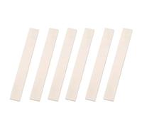 Sillín de guitarra acústica con huesos en blanco, ligero, puente de guitarra, suministros para instrumentos de cuerda