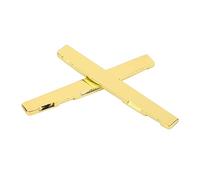 Sillín de Guitarra Acústica, Reemplazo de Puente, Accesorios para Instrumentos Musicales de Metal y Latón (GL223(2 uds))