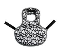 Sillín de pollo para gallinas - Delantal ajustable de 31,5 x 24 cm, chaleco protector de tela Oxford, sillín de pollo impermeable con correas, gallinero de granja, hábitat de aves de corral, crianza