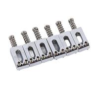 Sillín de Puente de Guitarra Eléctrica, Ajuste Perfecto, Ajuste Preciso, Mejora del Timbre, Sillín de Guitarra Eléctrica, Aleación de Zinc para Reemplazo (SILVER)