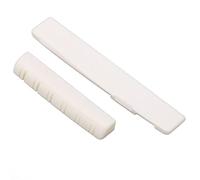 Sillín de Puente de Hueso de Buey, Tuerca de Guitarra Ranurada de Alta Dureza de Tamaño Estándar para Guitarras Acústicas de 12 Cuerdas