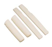 Sillín de puente de hueso para guitarra - Hueso de ganado 43 x 9 x 6 mm | Sillines acústicos Bonee | Reemplazo del perno del puente para la afinación 'acción de las cuerdas de guitarra y el mijo