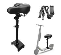 Sillín Eléctrico de Scooter para Segway-Ninebot F20/F25/F30/F40, con Portabolsas Portátil, Sillín Ajustable para Segway, Cómodo y Absorbente de Golpes