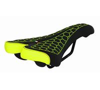 Sillín FatBike Montegrappa para bicicleta MTB Trekking Unisex MOD. SM 4010 Made in Italy Color Amarillo