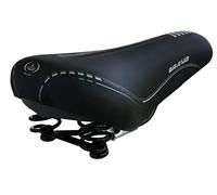 Sillín Montegrappa original de piel sintética con doble muelle antigolpes para City Bike y MTB. Modelo El Bravo Soft.