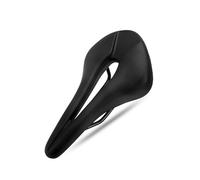 Sillin MTB Saddle Hollow de Bicicleta MTB Cojín Bicicletas una Pieza PU Asiento Cuero Suave y cómodo for Hombres for Mujeres Road Mountain Cycling sillings(Texture Black)