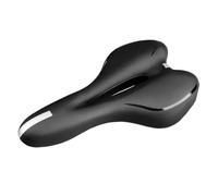 Sillín para bicicleta, cojín hueco para asiento de bicicleta, sillín de bicicleta ventilado que absorbe los golpes con tira reflectante para turismo, ciclismo de montaña, ciclismo de carretera