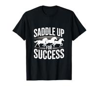 Sillín para el éxito Diseño de Entrenador de Caballos Camiseta