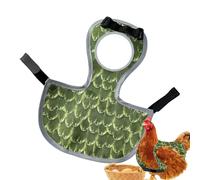 Sillín para gallina Lavable Protector Dorsal y Delantal Alar con Correa