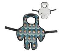 Sillín para gallinas - Protector de espalda ajustable para aves de corral con correas | Protección impermeable impresa plumas dorsales aves de corral al aire libre jardín interior granja