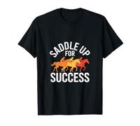 Sillín para Montar a Caballo con éxito Camiseta