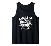 Sillín para montar a caballo con éxito Camiseta sin Mangas