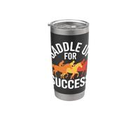 Sillín para montar a caballo con éxito Vaso térmico de acero inoxidable de doble pared