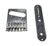 ＡＷＨＡＯ Sillín, Repuesto, Resistente, Accesorios para Guitarra Eléctrica de 6 Cuerdas, Piezas para Instrumento Musical, Plata