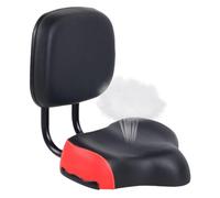 Sillines De Bicicleta para Hombres - Cojín De Asiento Cómodo con Respaldo,Asiento Cómodo de Reemplazo Unisex para Ciclismo de Montaña, Ciudad y Triatlón