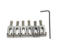 Sillines de guitarra eléctrica resistentes a la corrosión para una entonación precisa y uso profesional, puente de guitarra viva, cuerda de equilibrio de tensión de aleación