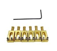 Sillines de guitarra eléctrica resistentes a la corrosión para una entonación precisa y uso profesional, puente de guitarra viva, cuerda de equilibrio de tensión de aleación