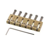 Sillines de latón macizo para puente de guitarra, juego de sillines de rodillo de puente de trémolo de 10,5 mm de repuesto para guitarra eléctrica ST TL Tele Strat