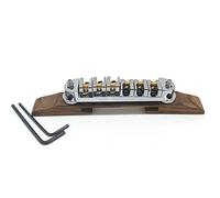 Sillines de metal Tune-O-Matic Bridge Base de palisandro para guitarra Archtop Jazz