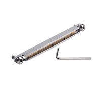 Sillines de puente de altura ajustable, herramienta de reparación, tuerca superior e inferior para guitarra acústica, elevadores de metal