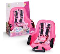 Zapf Creation 834329 BABY born Bicycle Seat -Sillín de bicicleta para muñecas de 36cm y 43cm de altura con sistema de velcro para el manillar de muchas bicicletas infantiles y arnés de 3 puntos, rosa.