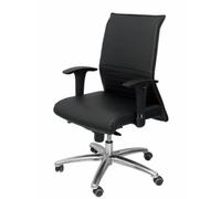 Sillón Albacete confidente piel negro hasta 160 kg